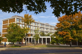 exterior of biological sciences building