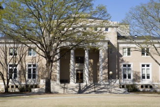 exterior of memorial hall