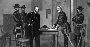 Appomattox illustration, black and white