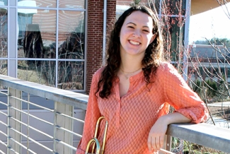 woman with building, outside, photo, day