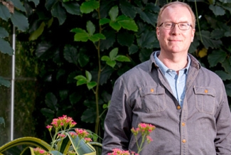 man with plants