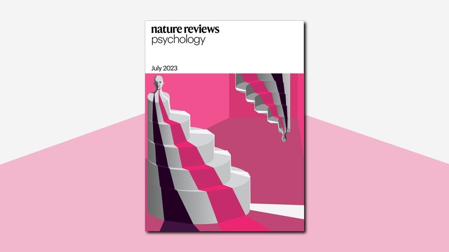 Cover of the July 2023 issue of Nature Reviews psychology