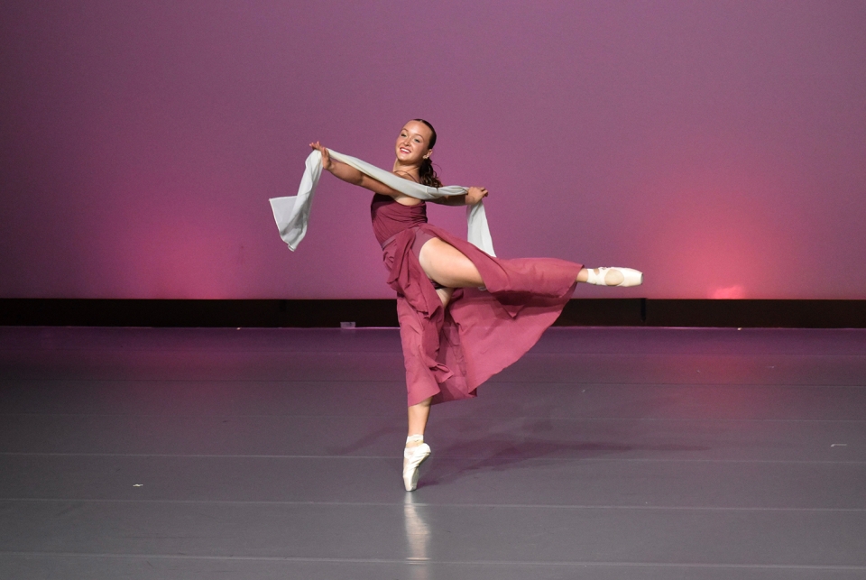 Dance major Bethany Barner