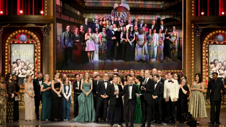 Company and Producers of The Outsiders • Getty Images for Tony Awards