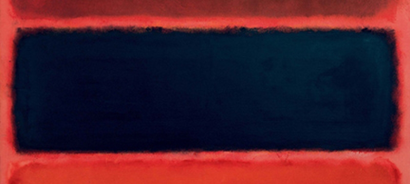 red and black painting