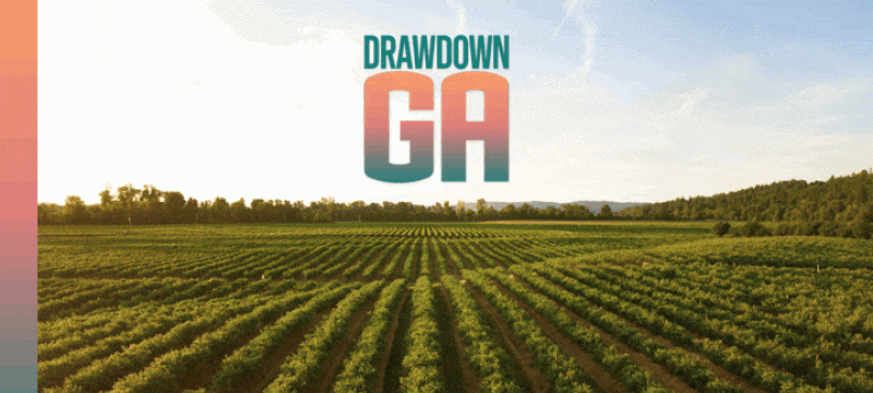 graphic wth farm field, cityscape