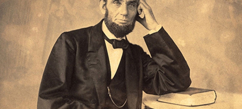 albumen portrait of Abraham Lincoln
