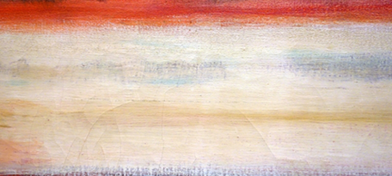 abstract painting, Rothko, white and red