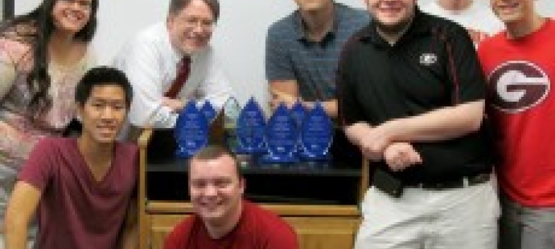 group photo with students 