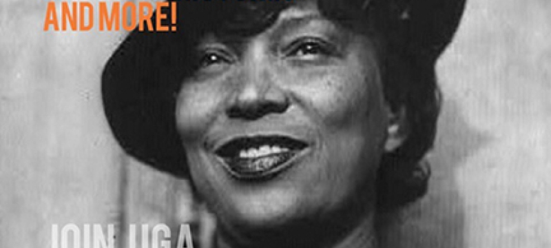 photo of woman with graphics