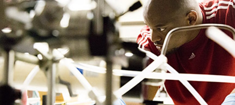 man in chemistry lab