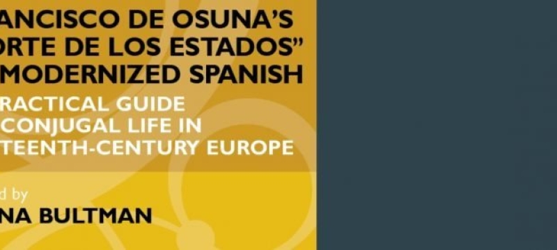 book cover graphic with text over yellow and white scroll