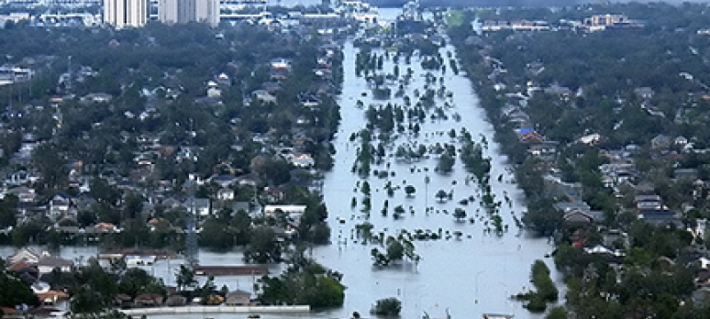 photo of flooded New Orleans