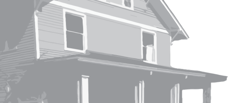 graphic of wooden house