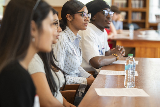 Students in attendance at the CJ Studies event