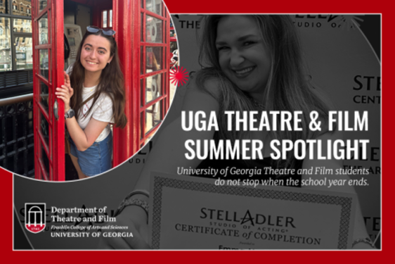 Pictured: graphic of Abby McWethy during summer in London