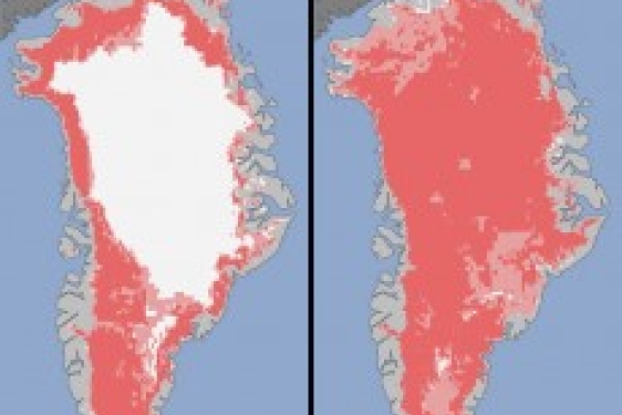 Greenland ice melt