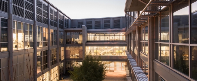 photo of building multi-floor building at twilight